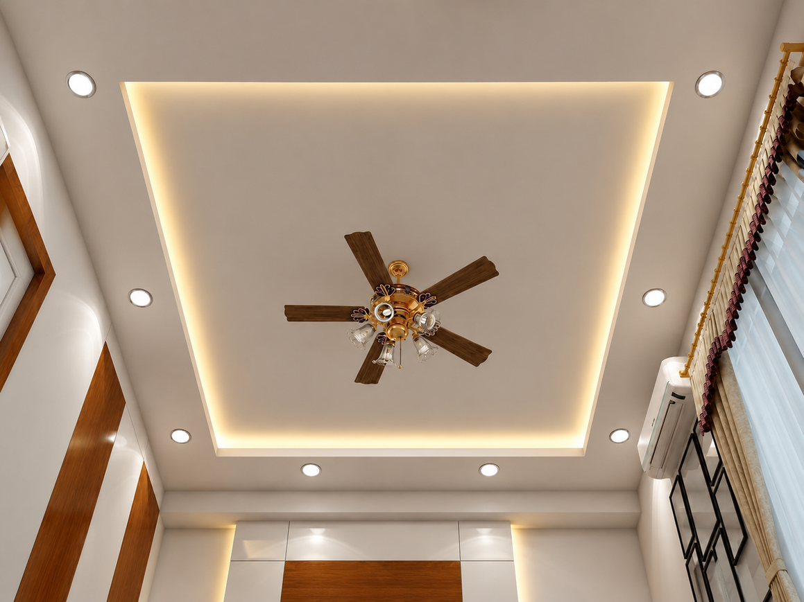 Cove Lighting False Ceiling Design Chennai